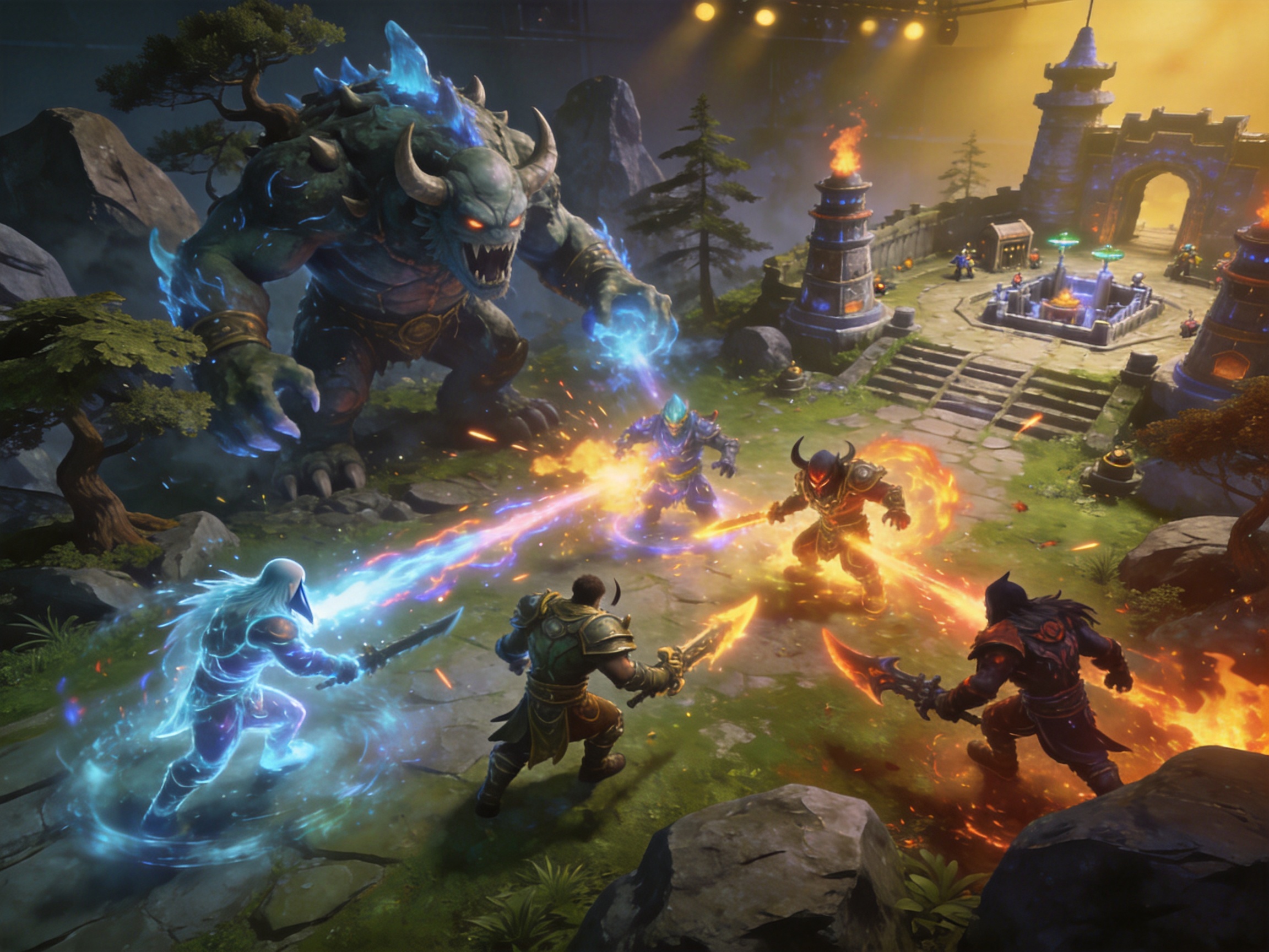DOTA2国际赛积分赛GIF画面